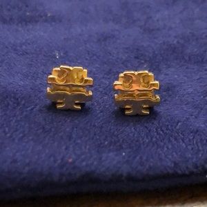 Tory Burch Logo Earrings